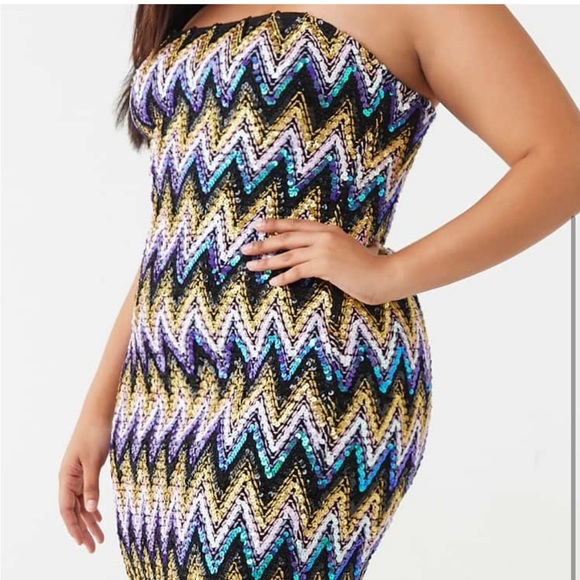 Forever 21 • Sequin Shiny Dress NWT - Picture 1 of 14